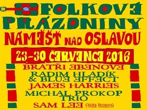 Folkové prázdniny Náměšť nad Oslavou 2016 na ticketportal.cz
